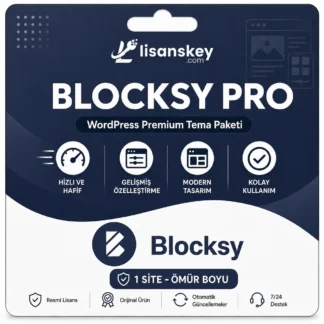 Blocksy Pro WordPress tema lisansı ürün görseli, hızlı, modern ve SEO uyumlu profesyonel WordPress tema çözümü